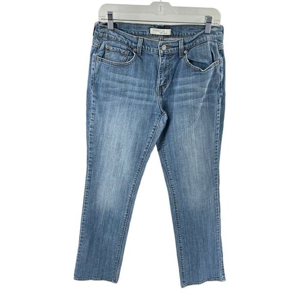 Levi’s Blue Zip-fly button Straight leg 505 Jeans Size 8 - Picture 4 of 10